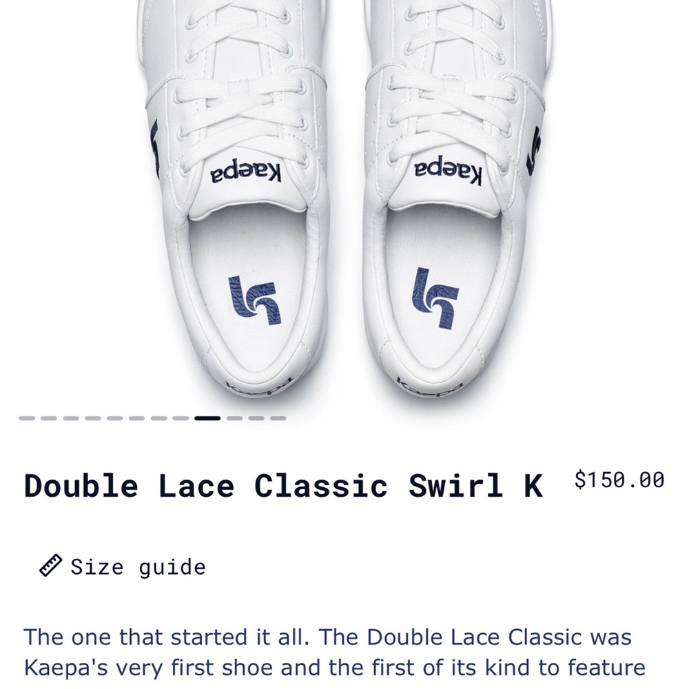 White Kaepa Sneakers Original Packaging NWOT - Picture 8 of 9